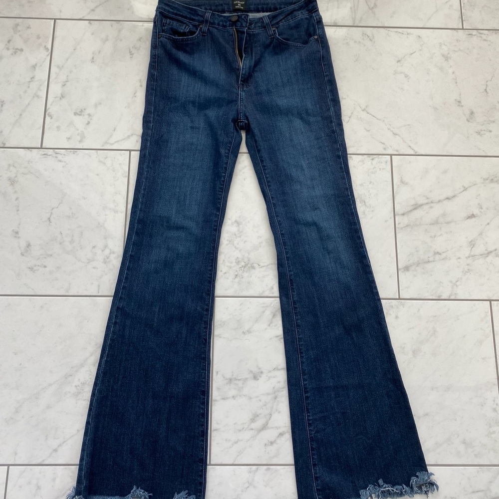 JUST BLACK denim flare cut jeans